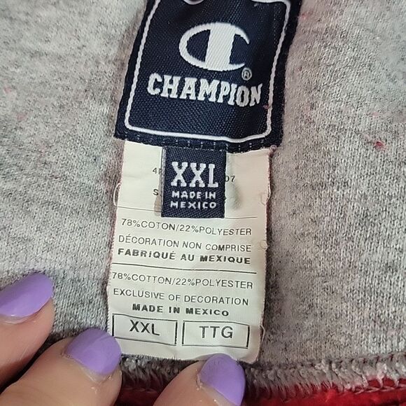 Champion Reverse Weave Crew Neck Sweatshirt XXL - Picture 3 of 4